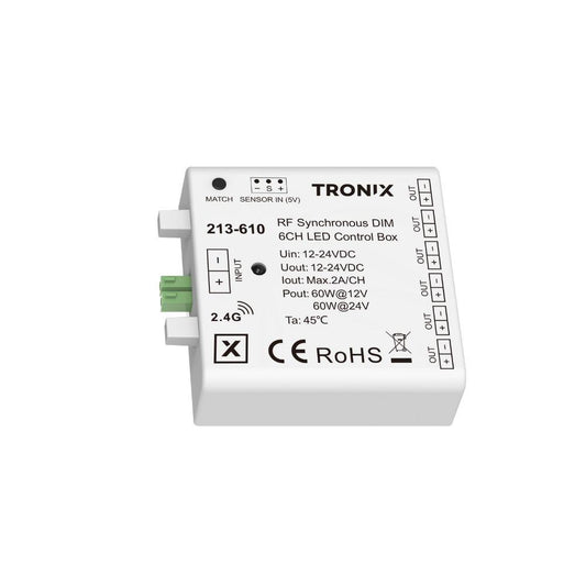 Easy/sensor connect | controller | RF/Sensor | 6 uitgangen