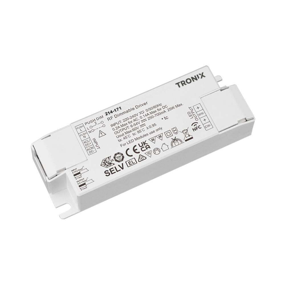 RF | LED voeding | TW | 25W | 250~700mA | max. 54V | NFC