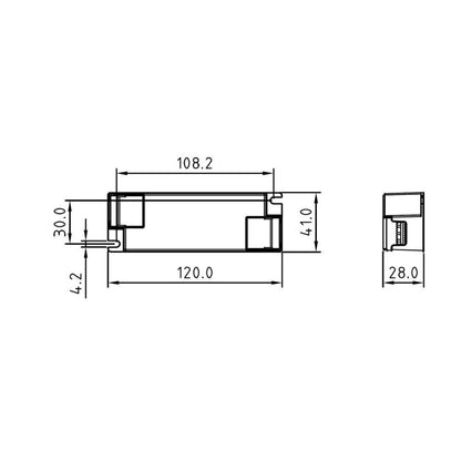 RF | LED voeding | TW | 25W | 250~700mA | max. 54V | NFC
