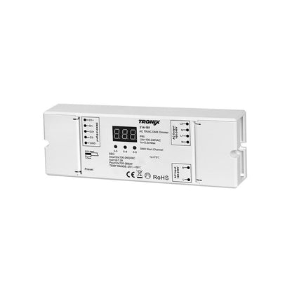 DMX dimming module 2 kanalen | 100-240V fase-afsnijding