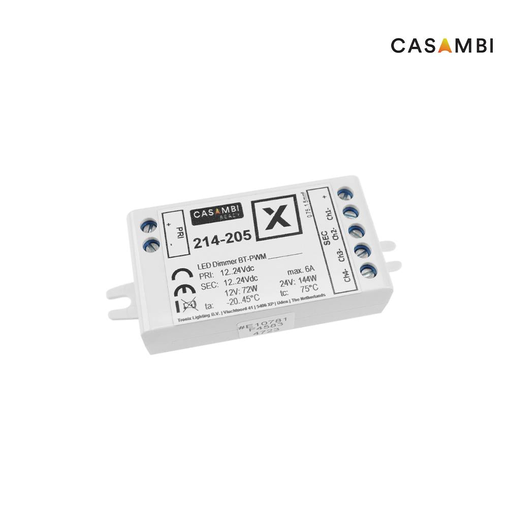 Casambi ontvanger | 12-24V | 6A | TW/RGB/RGBW/1..4CH.