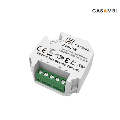 Casambi | ontvanger | 230V | 180W | inbouw | push dimmer