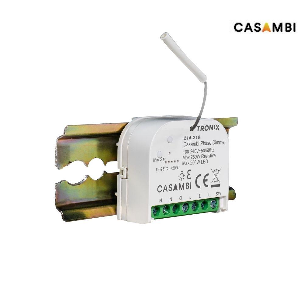 Din rail bevestiging voor