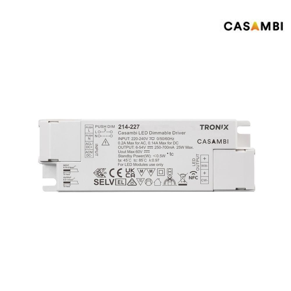 Casambi | driver | 25W | 250~700mA | max. 54V | NFC | TW
