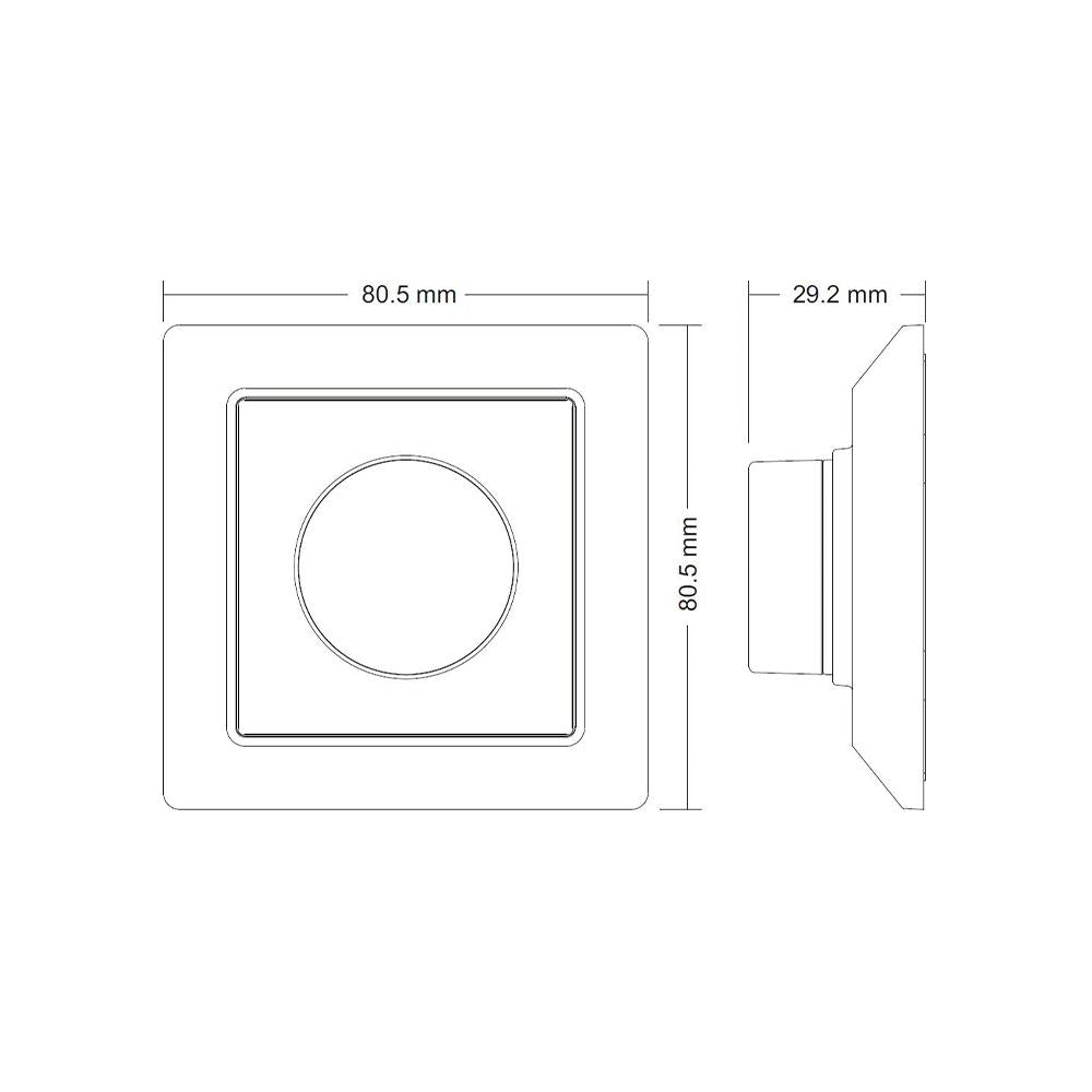Zigbee | draaischakelaar | RGB+TW, RGBW, RGB, TW or SC