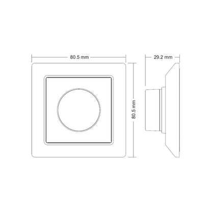 Zigbee | draaischakelaar | RGB+TW, RGBW, RGB, TW or SC