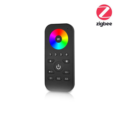 Zigbee | afstandsbediening | 4 groepen | RGB + TW, RGBW or RGB
