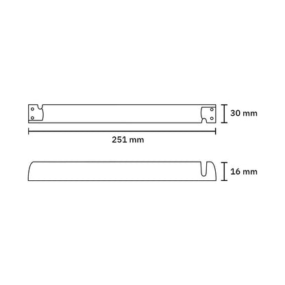 LED voeding | 24V | 30W | lijn type | binnen