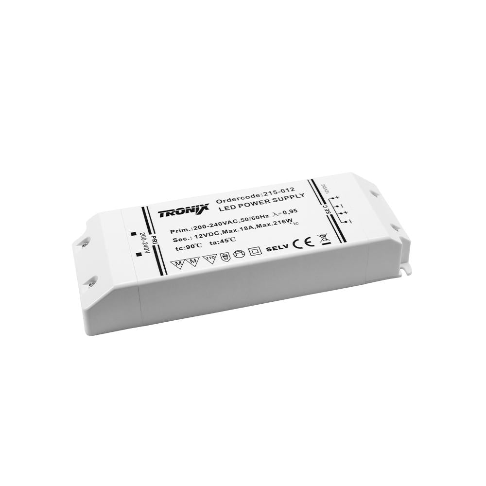 LED voeding 12V | 216W | blok type binnen