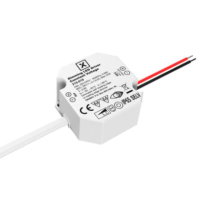 LED voeding | 24V | 12W | IP20 | flikkervrij | dimbaar
