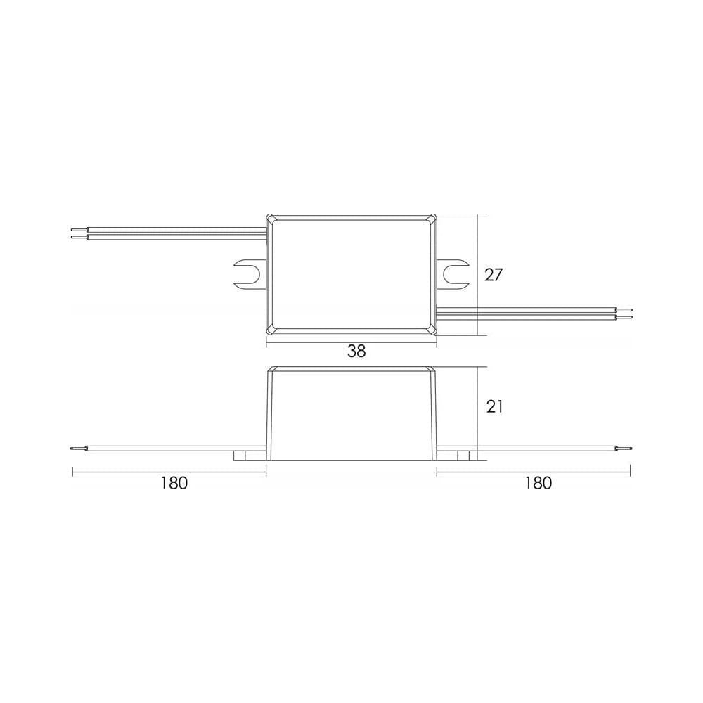 LED voeding | 700mA | 6 watt | IP20 | 4 ~ 9 volt | dimbaar