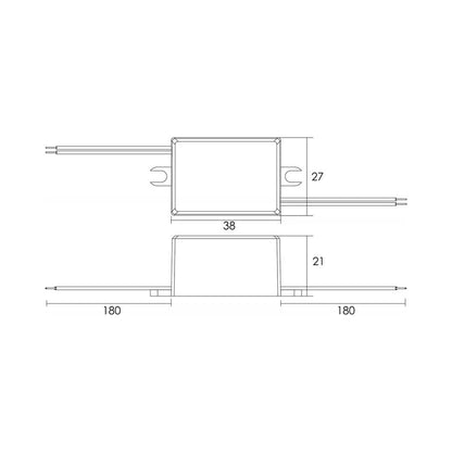LED voeding | 700mA | 6 watt | IP20 | 4 ~ 9 volt | dimbaar