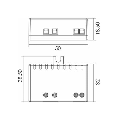 LED voeding | 12V | 6 watt | IP20