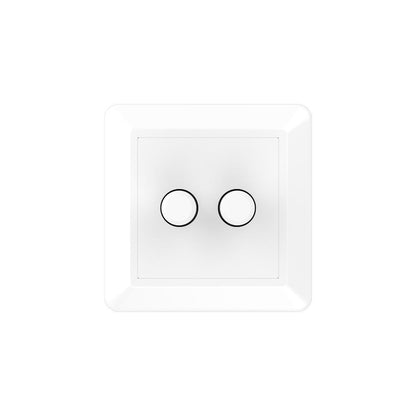 LED dimmer dubbel fase-afsnijding | 2x 2W~100W incl. plaat