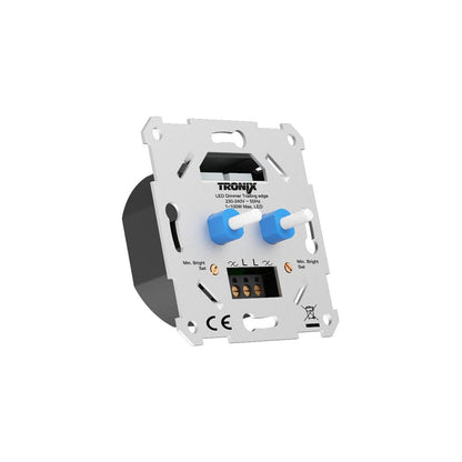 LED dimmer dubbel fase-afsnijding | 2x 2W~100W incl. plaat