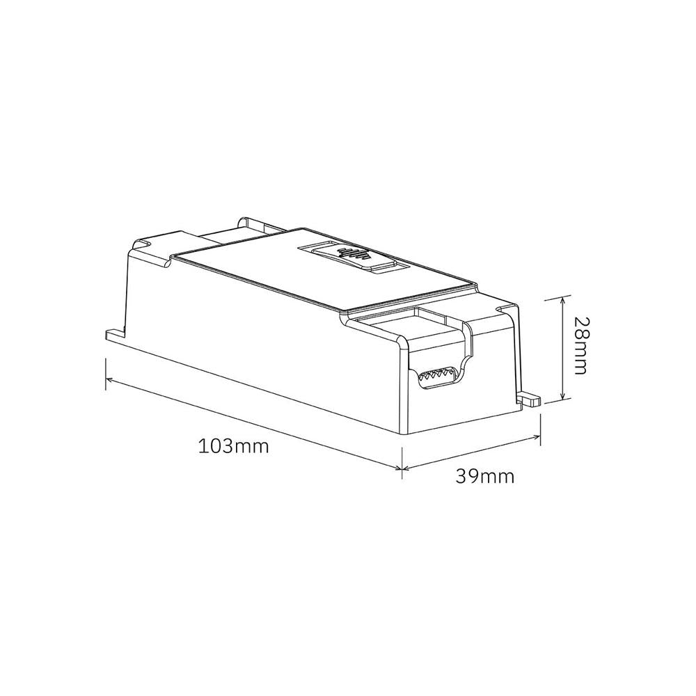 LED voeding | 150/200/250/300/360mA | max 40V/15W | EU stekker