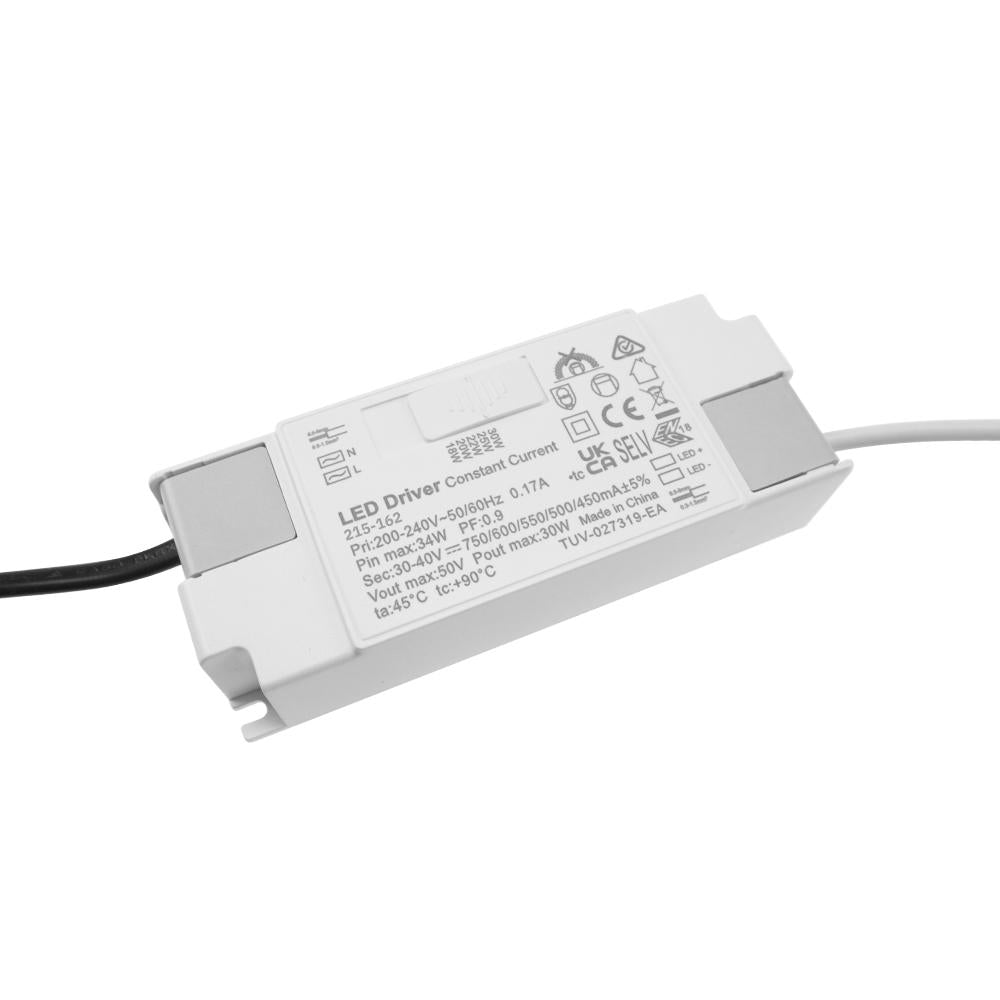 LED voeding | 450/500/550/600/750mA | max 40V/30W | GST18i3
