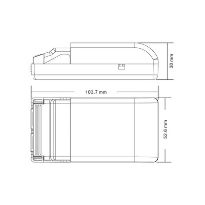 LED voeding 200~350mA | 10W | multi dimbaar | binnen