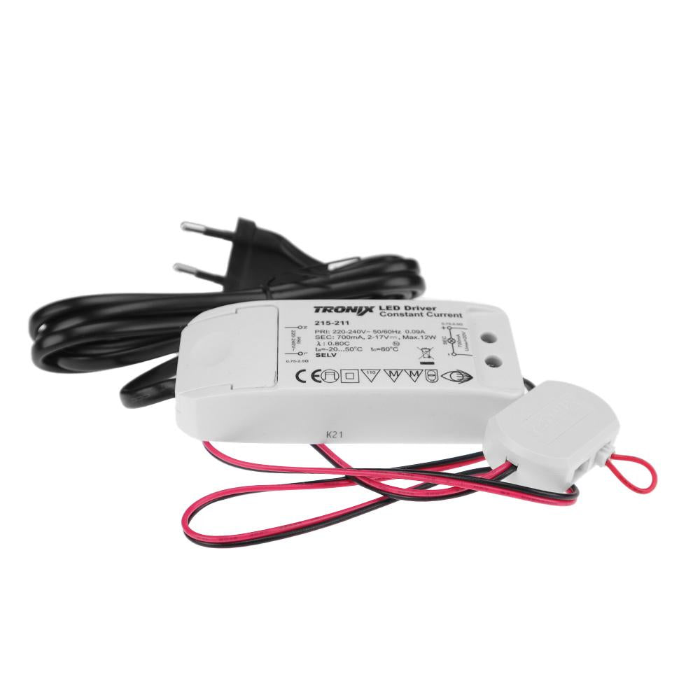 LED voeding | 700mA | 12 watt | niet dimbaar