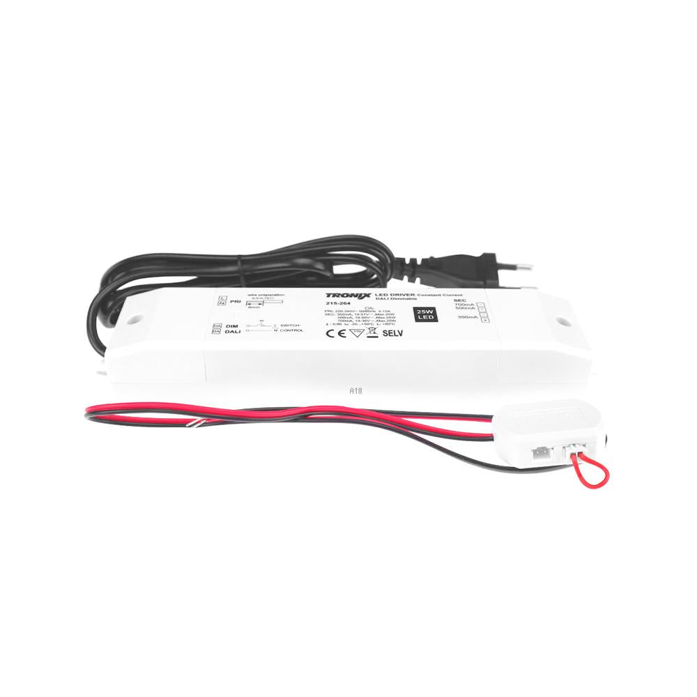 LED voeding 350/500/700mA | 25 watt | DALI dimbaar