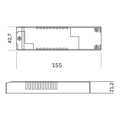 Philips voeding | output prog. 0,3-1,05A | 36W | DALI