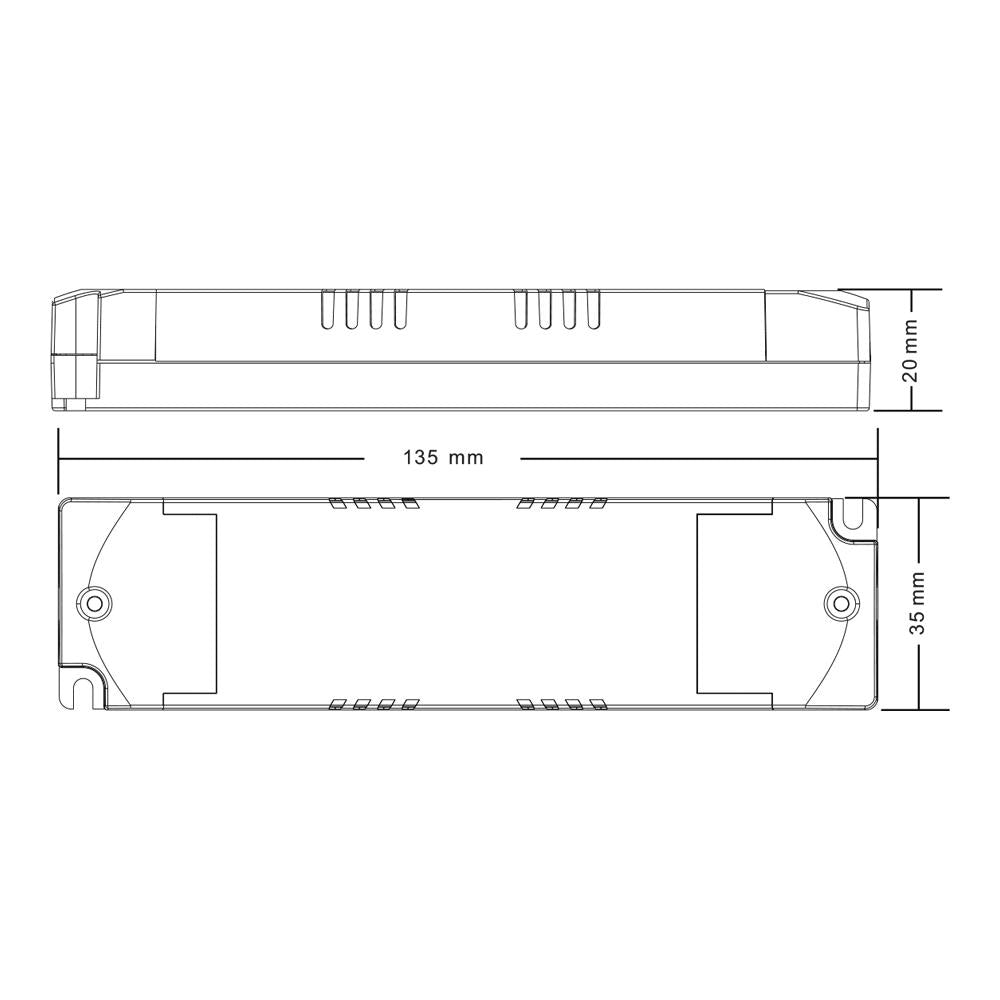 LED voeding | 100-700mA | 12 watt | DALI