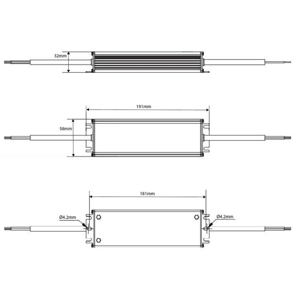 LED voeding | 24V | 200W | IP67