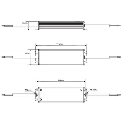 LED voeding | 24V | 200W | IP67