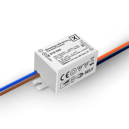 LED voeding | 700mA | 4 watt | IP20 | 2.5 ~ 6 volt | dimbaar