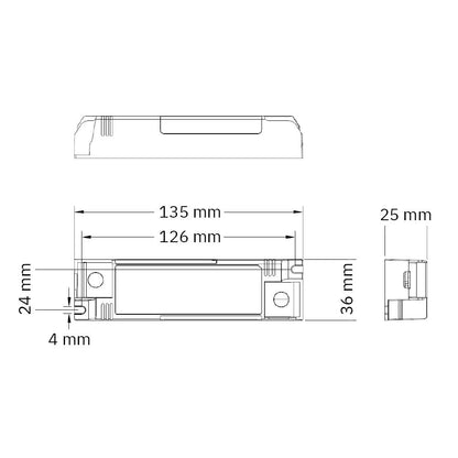 Philips LED voeding | 24V | IP20 | 30W