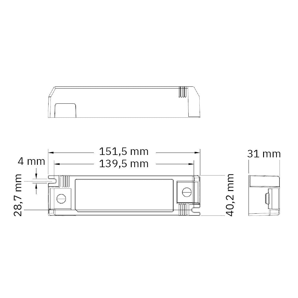 Philips LED voeding | 24V | IP20 | 60W V2