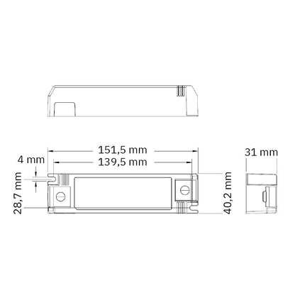 Philips LED voeding | 24V | IP20 | 60W V2