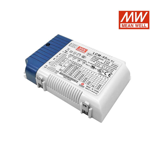 Meanwell | LCM-40 | 350~1050mA | 40W | IP20 | 1-10V dimbaar