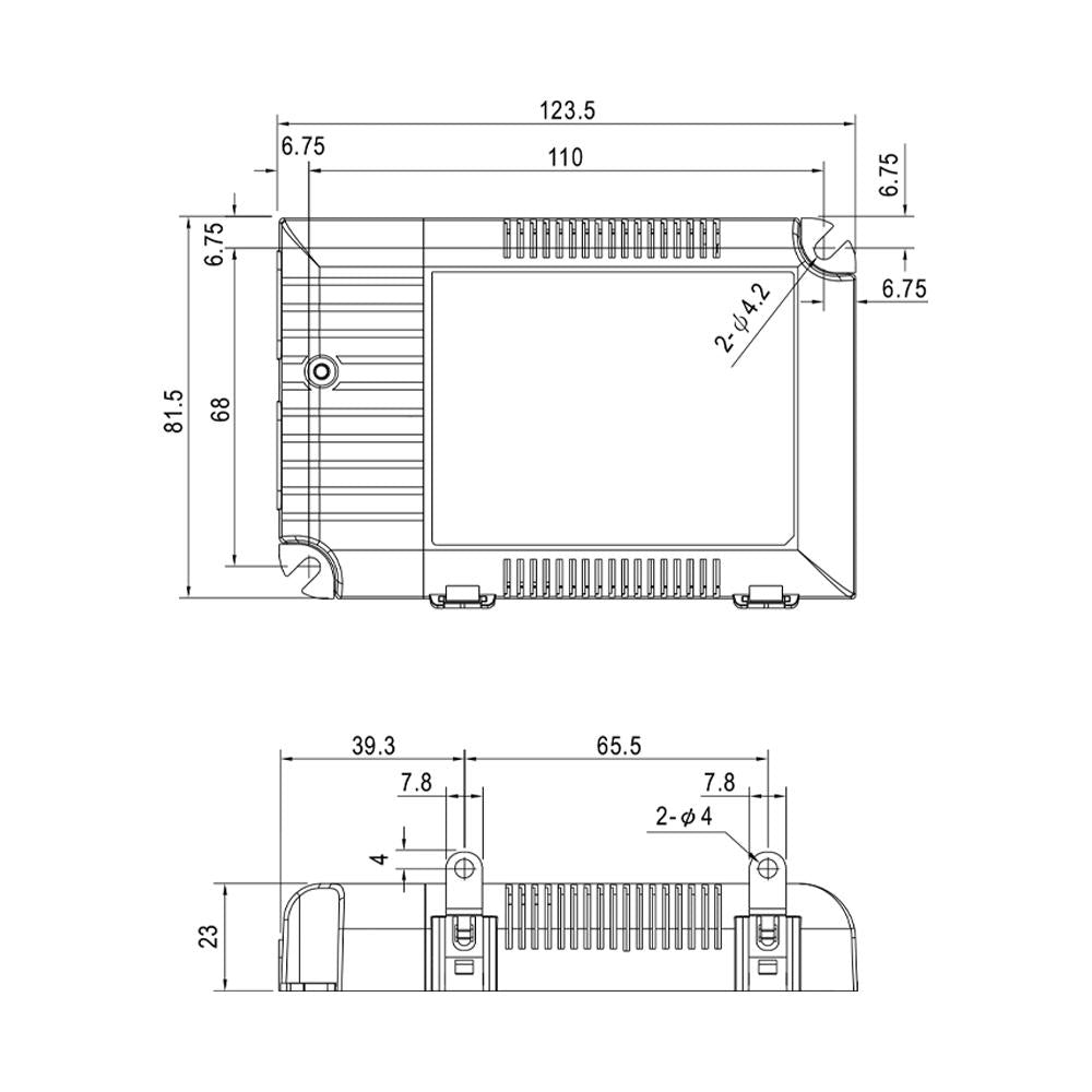 Meanwell | LCM-40 | 350~1050mA | 40W | IP20 | 1-10V dimbaar