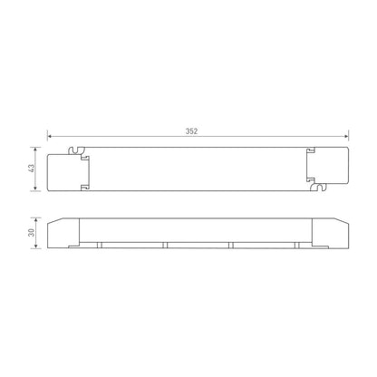 LTECH | TD-150-24-G1T2 | 24V | 150W | fase-afsnijding