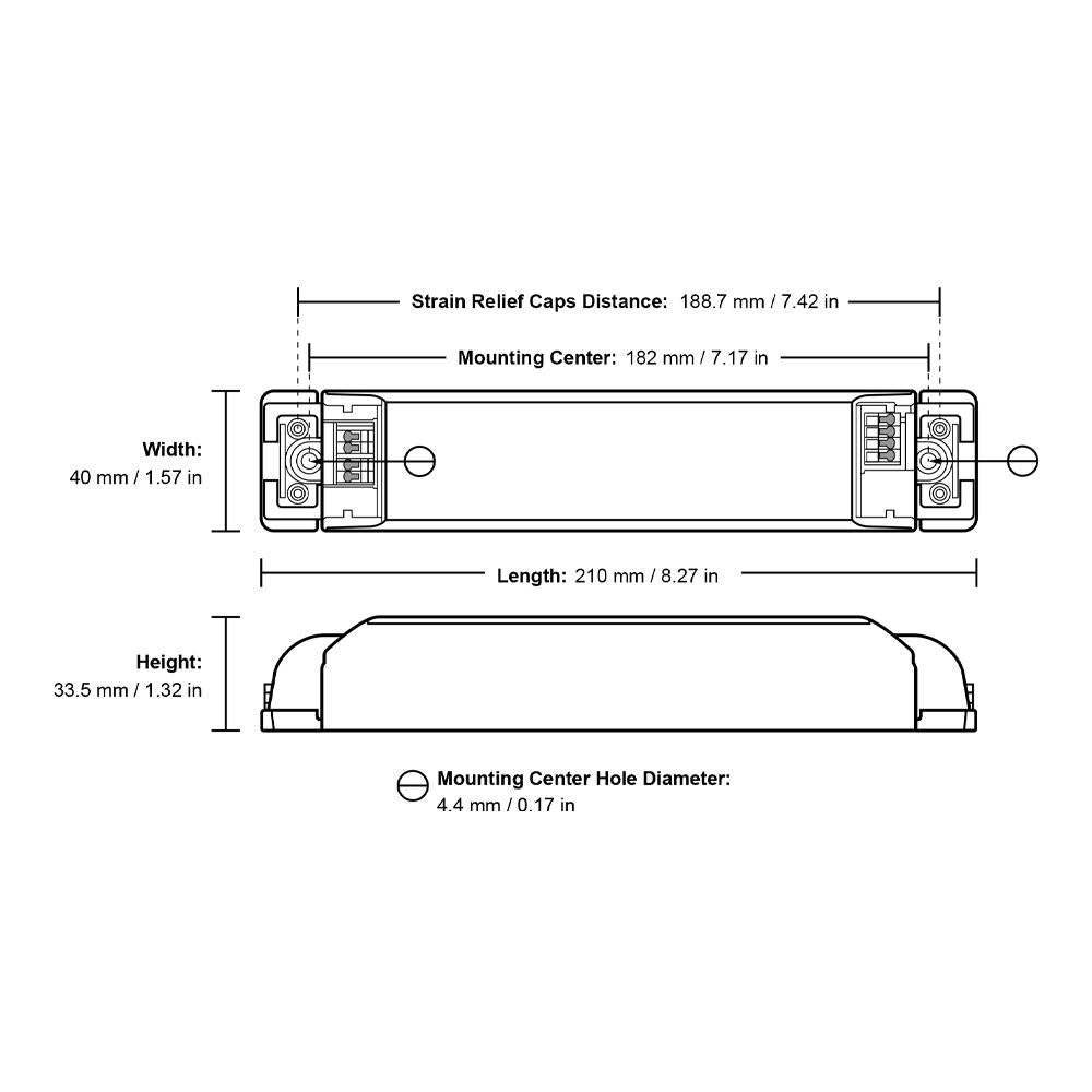 LED voeding | eldoLED SOLOdrive 361/A | 30W | 0-10V
