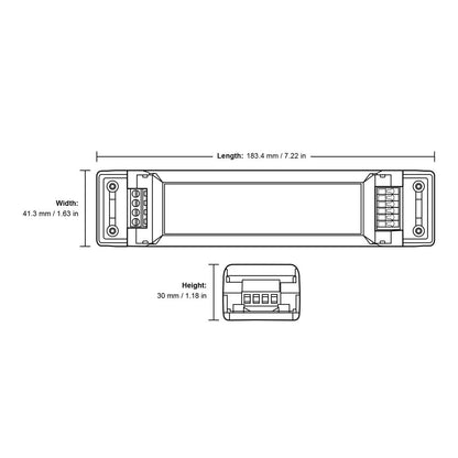 LED voeding | eldoLED DUALdrive 20MA-E2Z0C | 20W | DALI DT8
