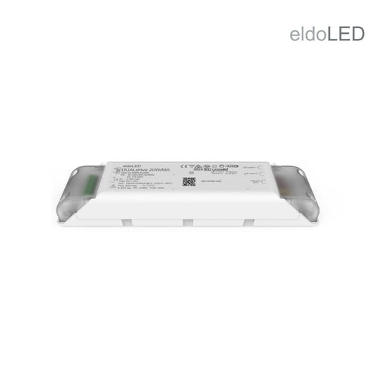 LED voeding | eldoLED DUALdrive 20MA-E2Z0C | 20W | DALI DT8