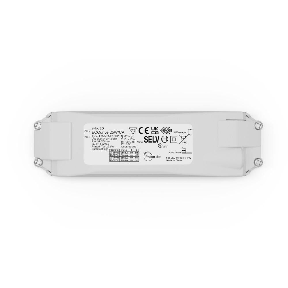 eldoLED ECOdrive EC25CA-E1ZH | 350~700mA | 25W | fase-afsnijding