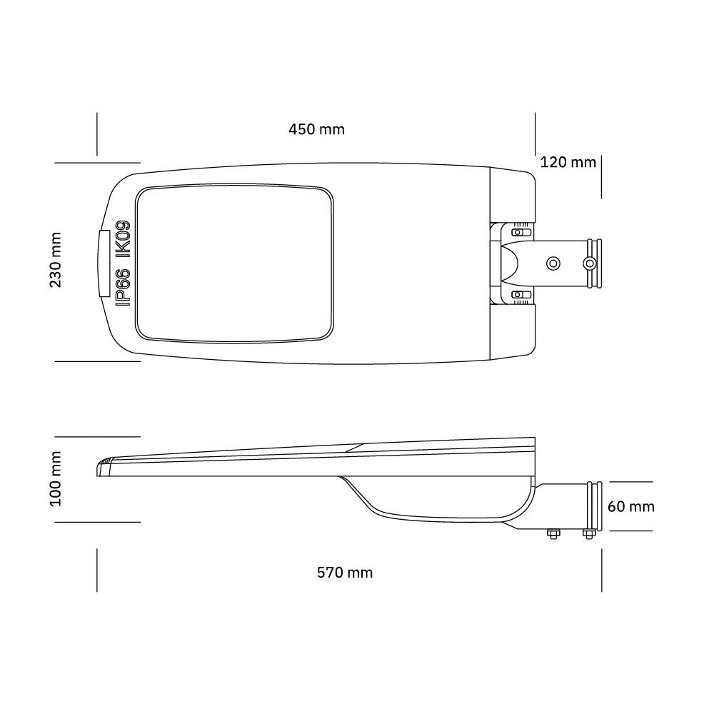 Straatverlichting 38W 4000K | Cree LED | Philips driver