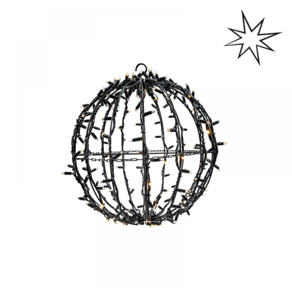 3D bal | zwarte kabel | 2400K WW & flash 2400K WW