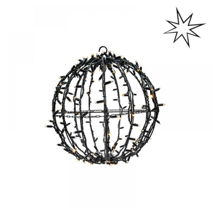 3D bal | zwarte kabel | 2400K WW & flash 2400K WW