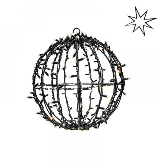 3D bal | zwarte kabel | 2400K WW & flash 2400K WW
