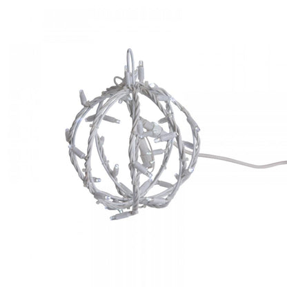 3D bal | 20cm | witte kabel | 6500K KW & flash 6500K KW