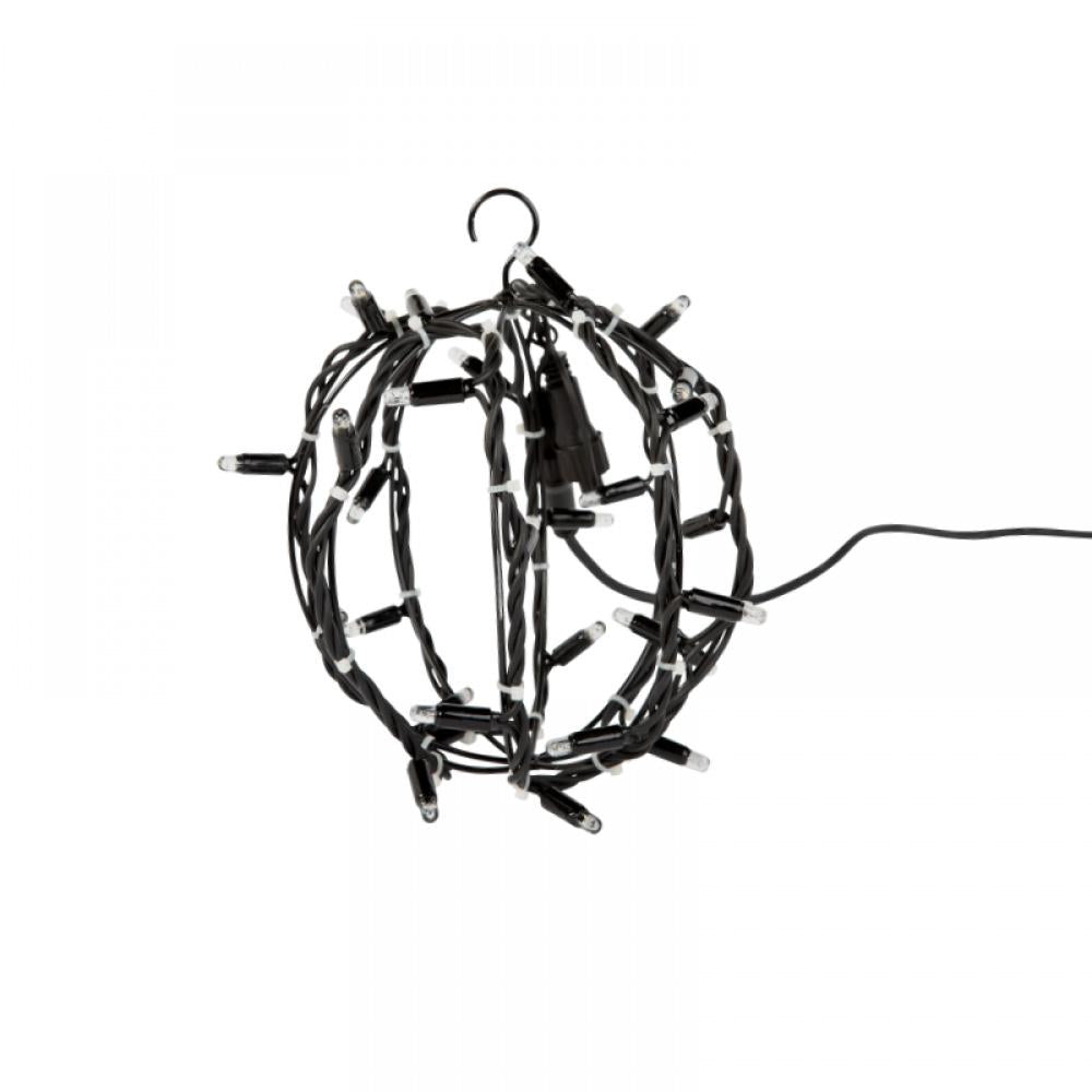 3D bal | zwarte kabel | 2400K WW & flash 2400K WW