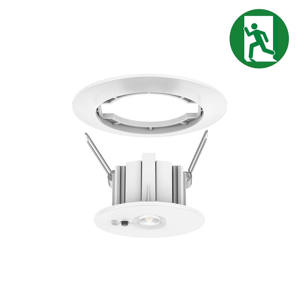 Nood downlight | 3W | Ø55mm