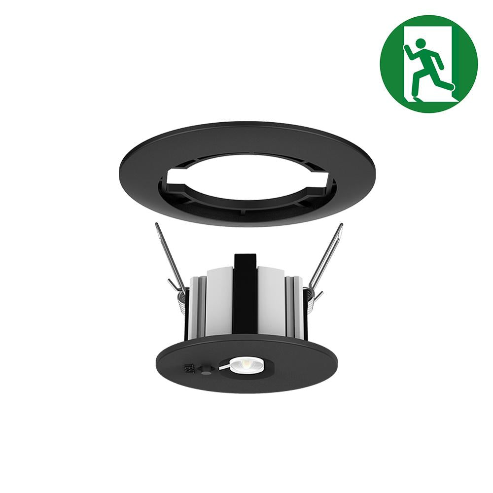 Nood downlight | 3W | Ø55mm