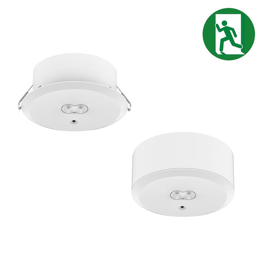 Nood downlight | 3W | Ø140mm