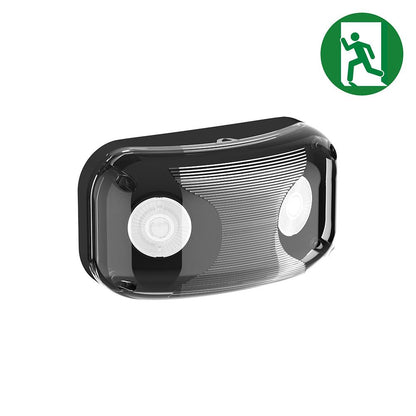 Noodverlichting IP65 4W | zwart | auto test