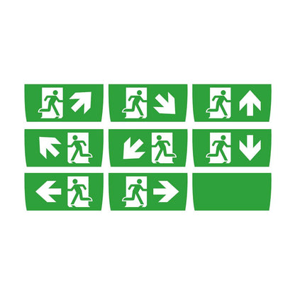 LED uitgangsbord IP65 | opbouw | AT | incl. pictogrammen